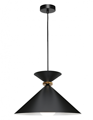 JULIA 1LT LARGE PENDANT BLACK